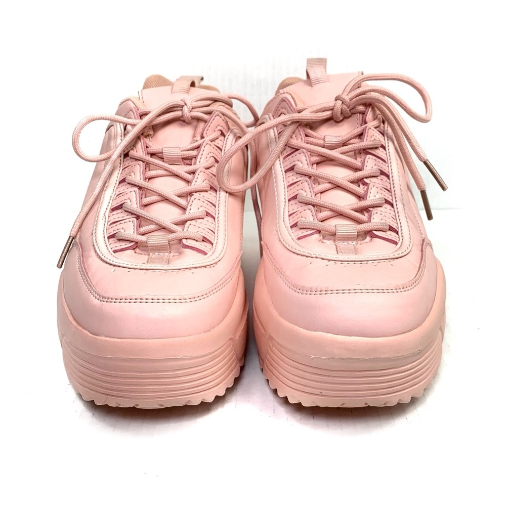Lily 5000 Peach Platform Sneakers - Picture 8 of 8